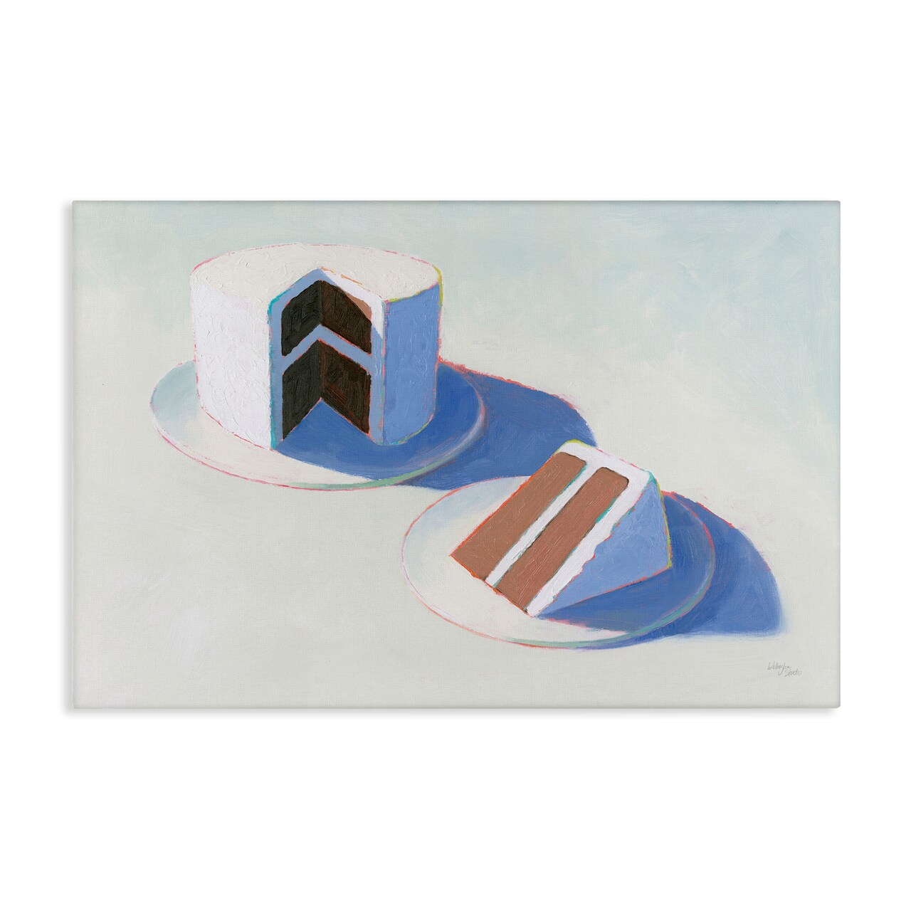 Stupell Industries Layer Cake Dessert Canvas Wall Art Design by Wellington Studio